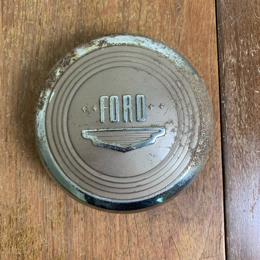 1949 - 1950 Ford Shoebox Steering Wheel Horn Button Used OEM 49 - 50